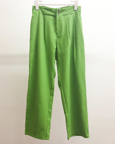 Pantalón Wide Neon Green